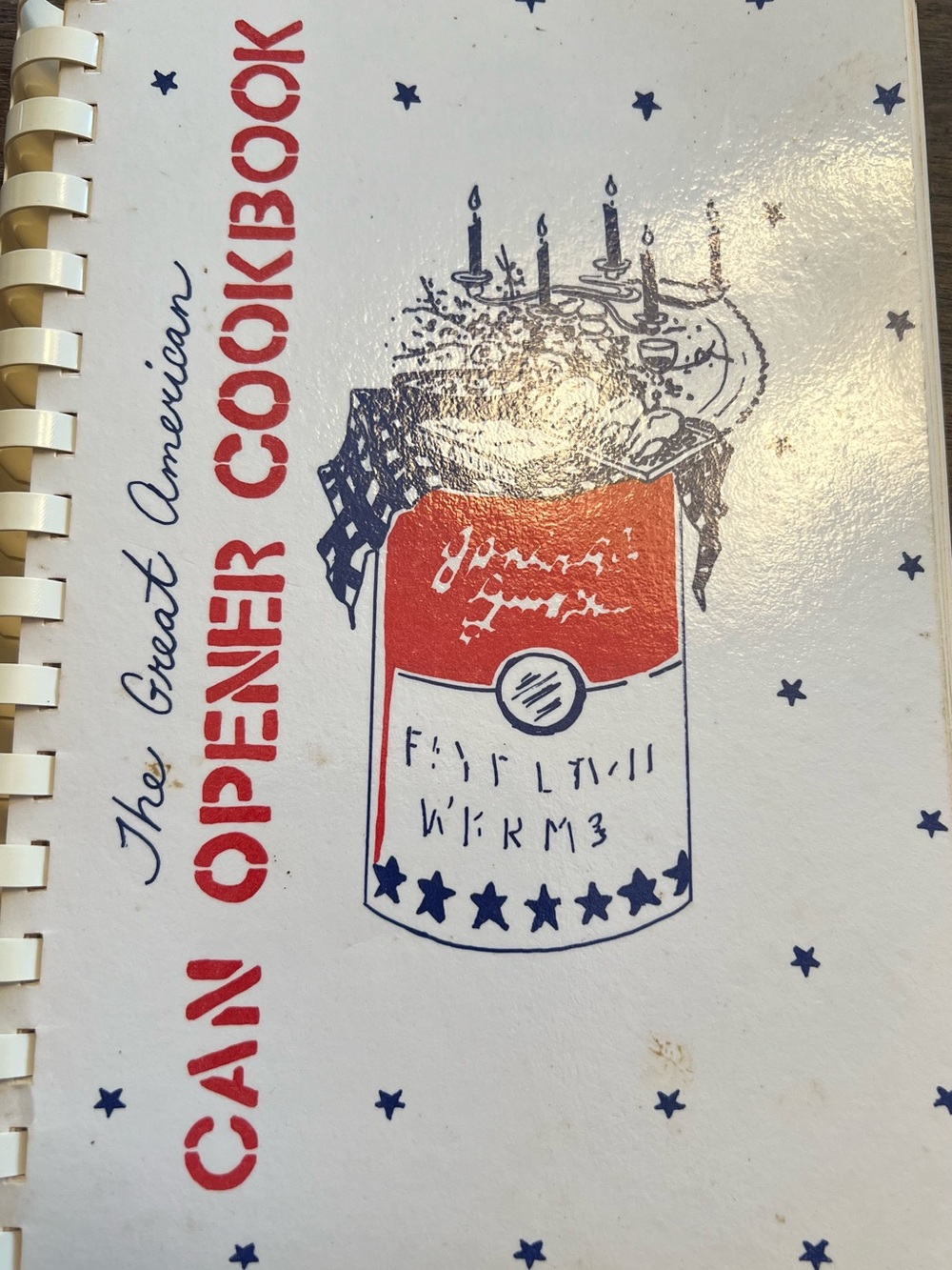 The Great American Can Opener Cookbook - Red & Blue
